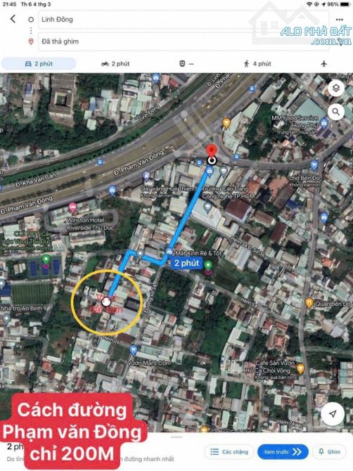 Bán đất đường số 34 Linh Đông, Thủ Đức (60m2 giá 4,5 tỷ) - 2