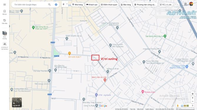 Bán nhà kho 8x109m, mặt tiền đường ĐT.743C p. Tân Đông Hiệp - 2
