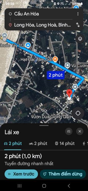 Nhà có chỗ để xe 7 chỗ, gần cầu An Hóa, Rộng 174m2, full thổ cư. - 2