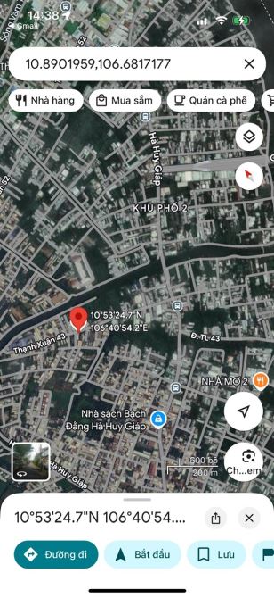 Đất mặt tiền Thạnh Xuân 43, P. TX, Quận 12: 5 x 10. Giá 3,95 tỷ - 3