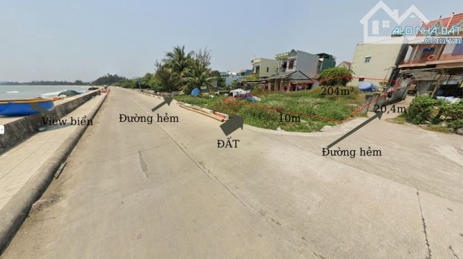 Chính chủ bán đất view sát biển Mỹ Khê 204m², mặt tiền 10m, 2 hẻm, Đông Nam, không dính QH - 3