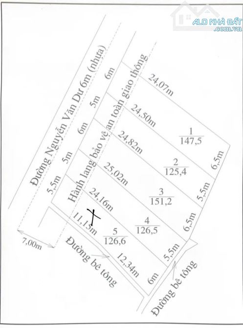 5×25 thổ đường nhựa Nguyễn văn dư bình lãng tân trụ_Long an 579 triệu giá rẻ - 4