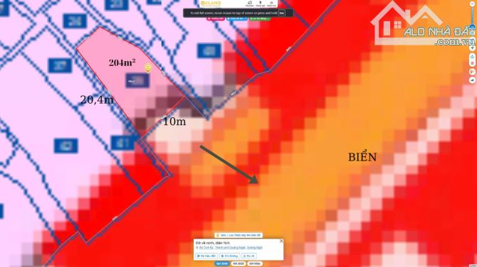Chính chủ bán đất view sát biển Mỹ Khê 204m², mặt tiền 10m, 2 hẻm, Đông Nam, không dính QH - 4