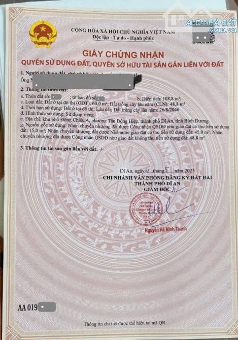 3,25Tỷ/Lô TL🔥Bán 2 Lô Liền kề 109m2_Gần chợ đường Đoàn Thị Kia 200m_p.Tân Đông Hiệp_Dĩ An - 4