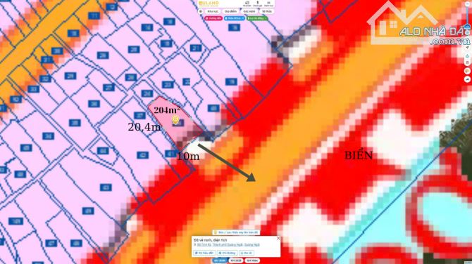 Chính chủ bán đất view sát biển Mỹ Khê 204m², mặt tiền 10m, 2 hẻm, Đông Nam, không dính QH - 6