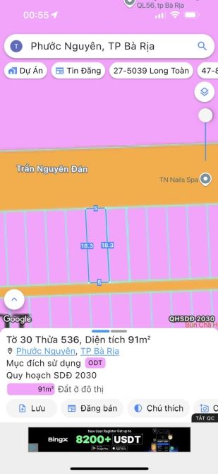 Mặt tiền đường Trần Nguyên Đán , TĐC Memory, Phước Nguyên, Phường Phước Nguyên,