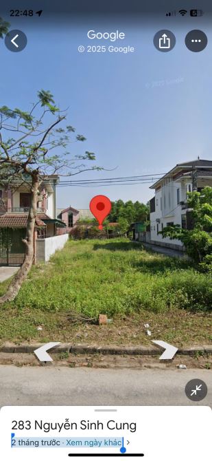 Bán ô đất mặt đường Nguyễn Sinh Cung, Cửa Lò  - Diện tích 118,6m2 - Đất rộng 5m - Đường Ng