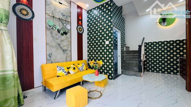 Nhà 1 Lầu Tân Kim 4 x 6m. Full Nội Thất Đẹp. Sổ Hồng Riêng Giá Rẻ - 2