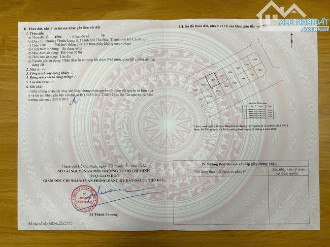 Bán đất dự án Phú Nhuận Phước Long B Quận 9 cũ đường Đỗ Xuân Hợp (300m²) 85 tr/m² - 2