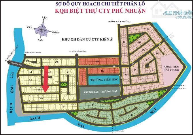 Bán đất dự án Phú Nhuận Phước Long B Quận 9 cũ đường Đỗ Xuân Hợp (300m²) 85 tr/m² - 3