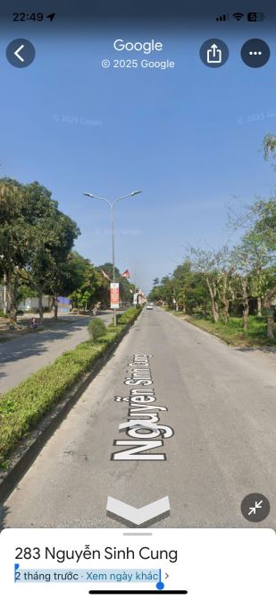 Bán ô đất mặt đường Nguyễn Sinh Cung, Cửa Lò  - Diện tích 118,6m2 - Đất rộng 5m - Đường Ng - 4