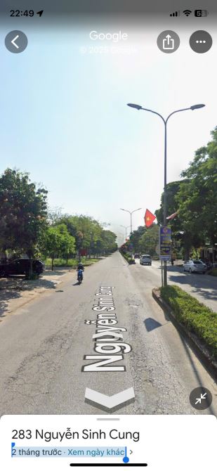 Bán ô đất mặt đường Nguyễn Sinh Cung, Cửa Lò  - Diện tích 118,6m2 - Đất rộng 5m - Đường Ng - 5
