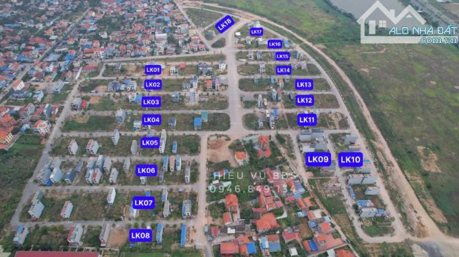 Bán đất TDC Bắc Sông Cấm ÁP TRÀN, THUỶ NGUYÊN đủ vị trí ,đủ diện tích GIÁ CHỈ TỪ 3,3xx tỷ