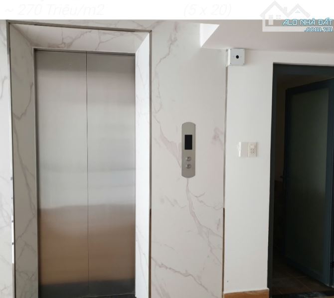 HÀNG HIẾM CAO THẮNG Q10 – HXH NHỰA 5M – 1 HẦM 5 TẦNG, THANG MÁY – DT KHỦNG 5.1 x 19M – GIÁ
