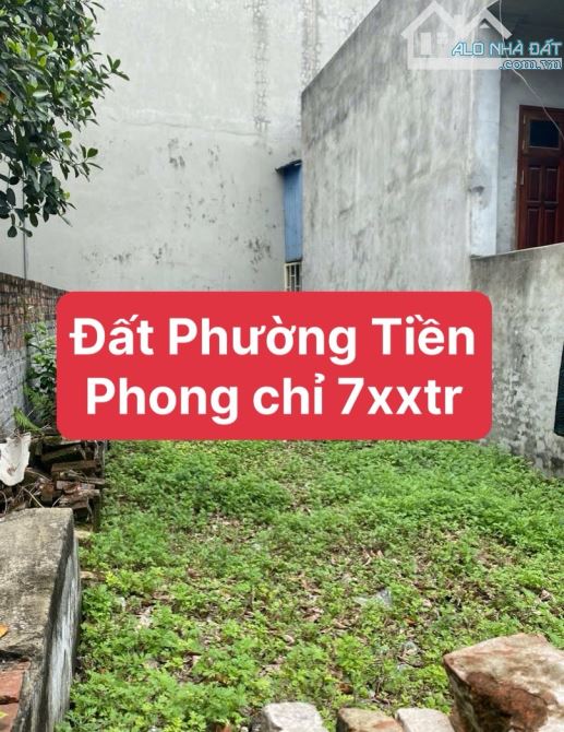 Rẻ quá Bán Lô Đất Phường Tiền Phong, TP Thái Bình chỉ hơn 7xxtr