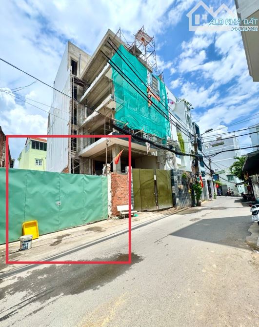 ĐẤT TRỐNG xây Building, CHDV (5.2 x 23) NỞ 7m, hẻm 6m thông đường Hoàng Hoa Thám, P7