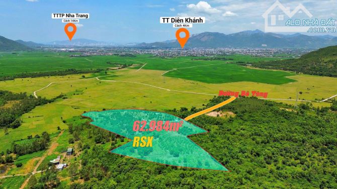 Bán Nhanh Faml Hơn 6Ha View Đồng Thị Trấn - Diên Sơn Diên Khánh