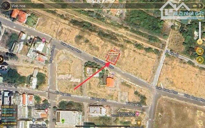 Đất Biệt Thự Siêu Đẹp Đường Triệu Quang Phục PBắc Nha Trang 300m2-15 Giá 14ty100