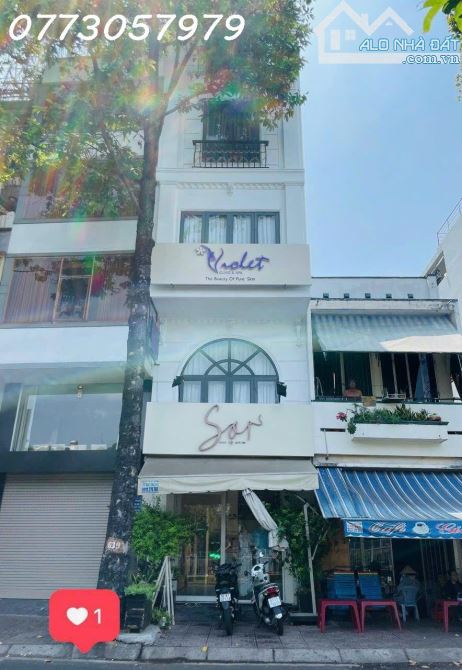 BÁN NHÀ 2 MẶT TIỀN – HOÀNG SA, P.9, QUẬN 3. DT 4X15M, 6 TẦNG GIÁ 23TỶ5