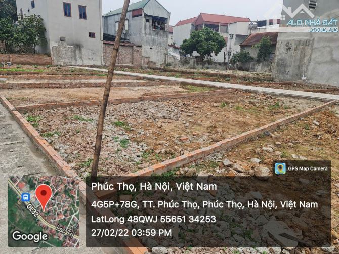 Bán đất Thị Trấn Phúc Thọ, đất đô thị, dtsd 48m, MT 4,5m, ô tô nhỏ vào đất. Giá 2.150tỷ
