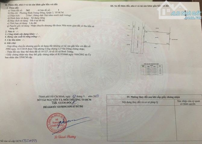 Bán đất biệt thự dự án Thái Dương đường Nguyễn Duy Trinh Quận 2 cũ (210m²) 29.5 tỷ