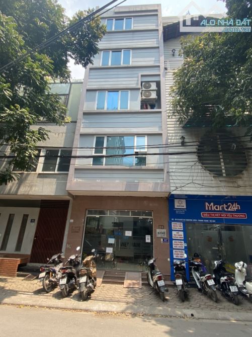 Cho thuê nhà phân Lô Nguyễn Xiển dt 70m x5 tầng thang máy, mt 4.5m. giá 28tr/th - 1