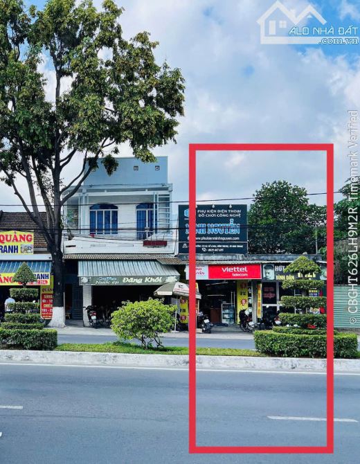 bán nhà mặt tiền đường 23/10. Tây Nha Trang (Vĩnh Trung) 166m2 ngang 6,5m. chỉ 7,5 tỷ - 1