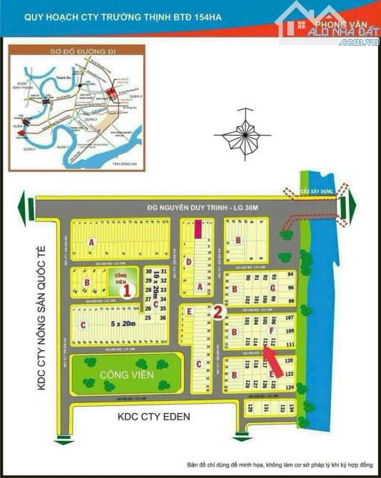Bán đất Trường Thịnh đường Nguyễn Duy Trinh Quận 2 cũ gần chợ (168m²) 90 tr/m² - 1