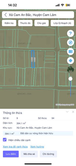 Bán đất Cam An Bắc 394m² full thổ cư, ngang 7,65m, đường 2 ô tô, giá chỉ 1,55 tỷ! - 2