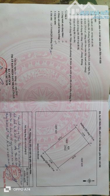 Bán ô đất Nghi Hòa, Cửa Lò, Vinh gần khu vui chơi giải trí Vin Cửa Hội  - Diện tích 270m2 - 3