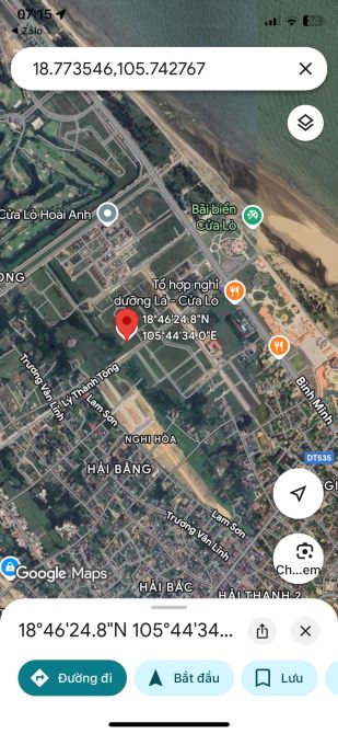 Bán ô đất Nghi Hòa, Cửa Lò, Vinh gần khu vui chơi giải trí Vin Cửa Hội  - Diện tích 270m2 - 4
