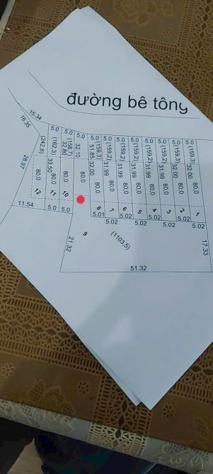 LÔ ĐẤT ĐẸP, PHỦ HỒNG TOÀN BỘ, CÁCH BÌNH BA - ĐÁ BẠC CHỈ 500M, THUẬN TIỆN PHÂN LÔ - 4