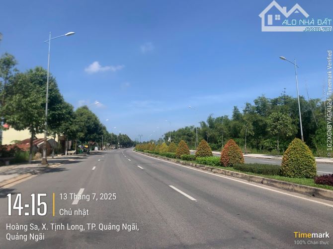 Bán 203m2 đất mặt tiền Hoàng Sa Tịnh Khê ngang gần 20m ngang làm NH, KS, NN giá 4850TR TL - 5