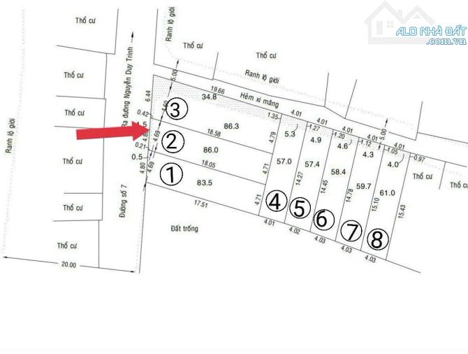 Bán đất mặt đường số 7 Nguyễn Duy Trinh Quận 2 cũ gần chợ Tân Lập (86m²) 9.5 tỷ - 7