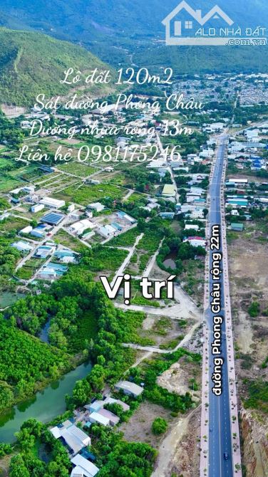 Lô đất Phước Đồng - Gần trục Phong Châu - Nam Nha Trang - Phù hợp đầu tư  ⛳T