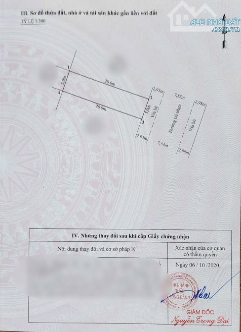 Duy nhất lô đất phân lô đống chuối Hướng ĐN giá đẹp nhất khu