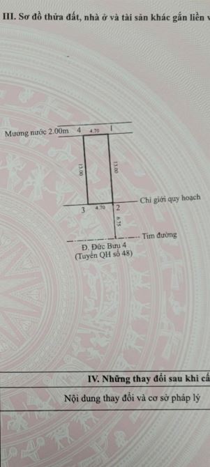 4.7mx13m  Đức Bưu 4, liền kề nguyễn văn linh. chỉ 1 tỷ 450tr