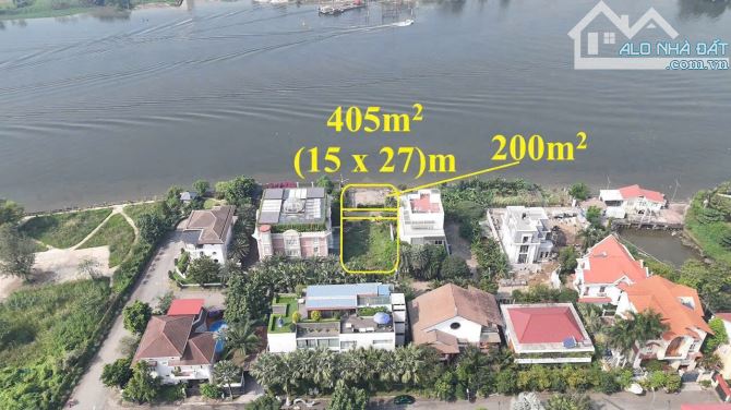 Đất Siêu Vị Trí - Mặt Sông Sài Gòn. Khu Compound EDEN - Nguyễn Văn Hưởng 15x27m PK 100 TỶ
