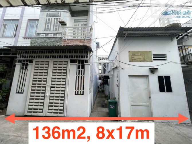 Bán nhà Lê Trọng Tấn, 136m2, 8x17m, hẻm ô Tô, 6 Phòng, dòng tiền ổn định, giáp eon tân phú