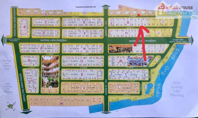 Bán lô Biệt Thự 324m dự án Svhhtt đường Liên Phường, Q9