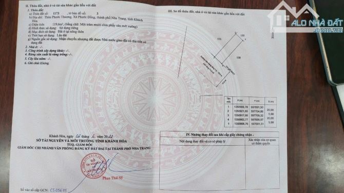 Lô đất Phước Đồng - Gần trục Phong Châu - Nam Nha Trang - Phù hợp đầu tư  ⛳T - 1