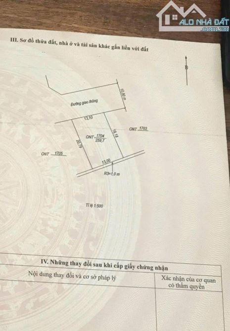 Bán nhanh lô đất đẹp Vùng tằm Lộc Ninh đối lưng Cao Thắng - 1