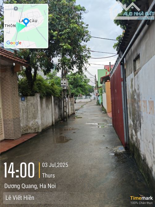 Bán đất sẵn nhà C4 100m2 MT 5m trục chính đường thông, ô tô tránh. Lam Cầu Thuận An - 2