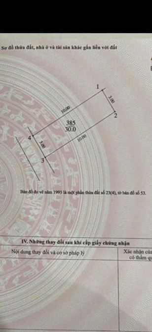 Bán lô đất Ngọc Thụy trong đê- 30m - 3,7 tỷ có bớt- SDCC - 3