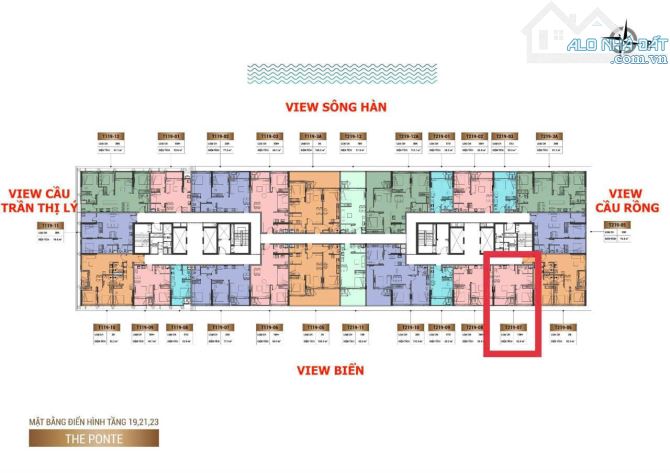 Gấp, chủ kẹt tiền bán gấp căn 1BR+ 53m2 tầng 23 view biển dự án Sunponte giá rẻ bất ngờ - 3