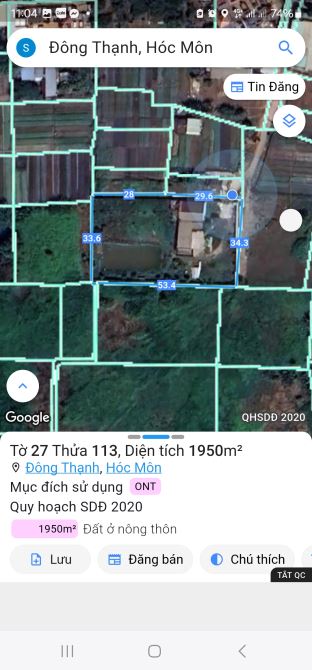 Cần bán gấp lô đất 1,900m2, đường Huỳnh Thị Na, Xã Đông Thạnh, Hóc Môn, giá 16 tỷ - 4