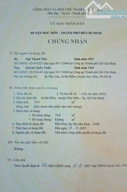 Hàng Siêu phẩm Cần bán nhanh Căn nhà ở Nguyễn Ảnh Thủ Hcos môn 80m2 Sổ Hồng Riêng - 6