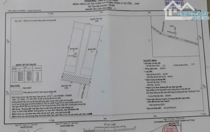 Bán đất tặng dãy trọ gần đường ĐT743B p.Tân Đông Hiệp Tp.Dĩ An chỉ 3ty680 TL M5165 - 7