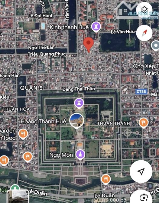 BÁN ĐẤT ĐẸP KIỆT PHÙNG HƯNG, NỘI THÀNH HUẾ