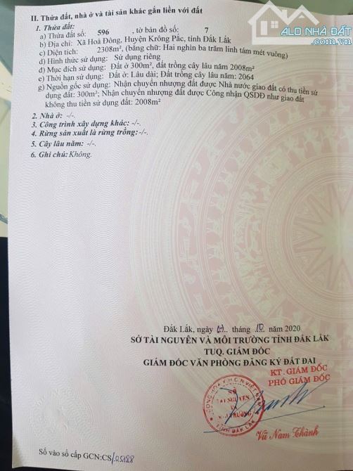 Bán đất khu tái định cư Eakmat - Hoà đông - Krông Pắc - 1